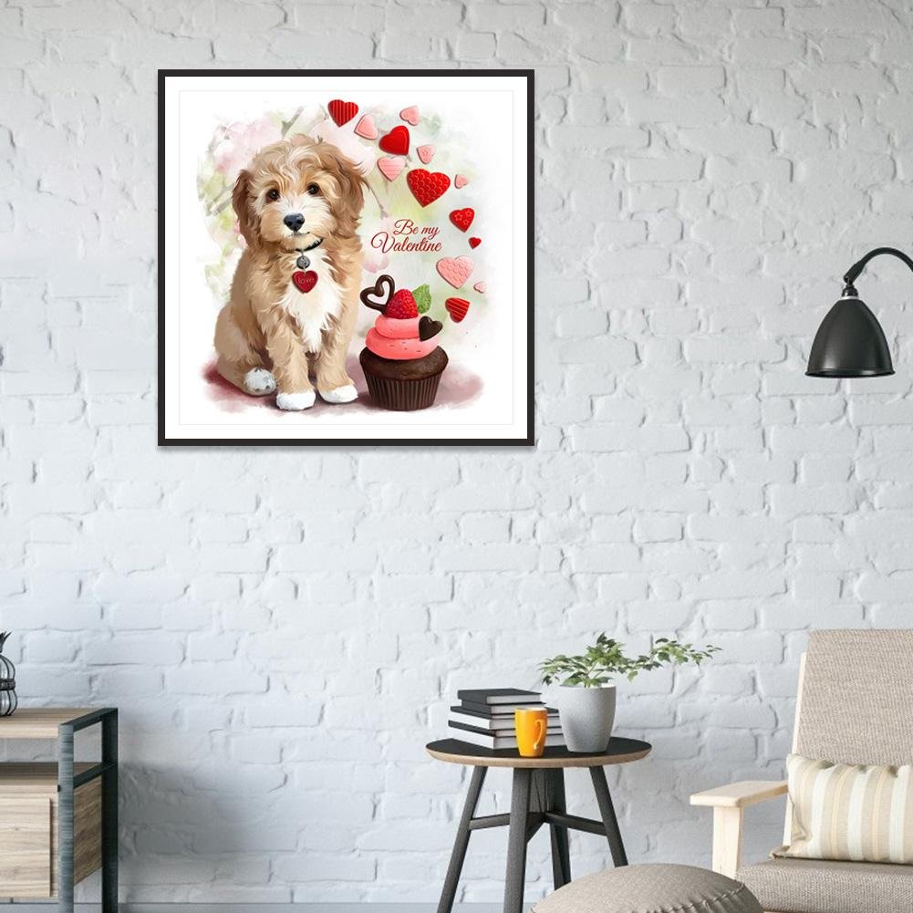 Diamond Painting - Full Round - Love Dog