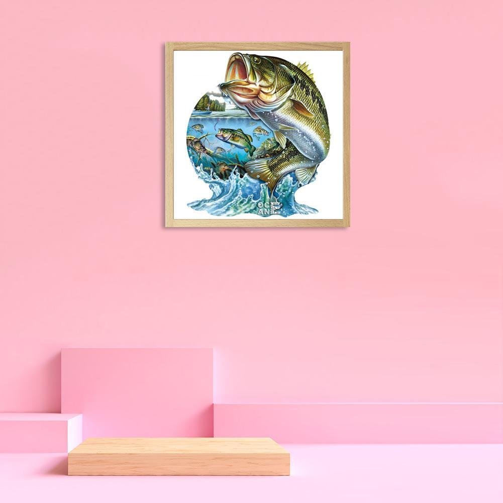 Diamond Painting - Full Round - Fish B
