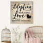 Diamond Painting - Full Round - Adoption & Love