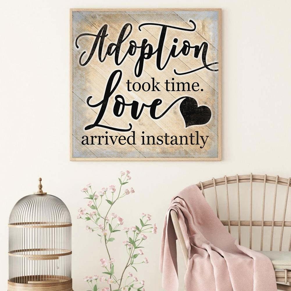 Diamond Painting - Full Round - Adoption & Love