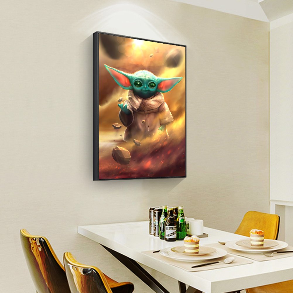 Diamond Painting - Full Round - Yoda J