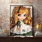 5D DIY Diamond Painting Kit - Full Round - Gold Hair Doll