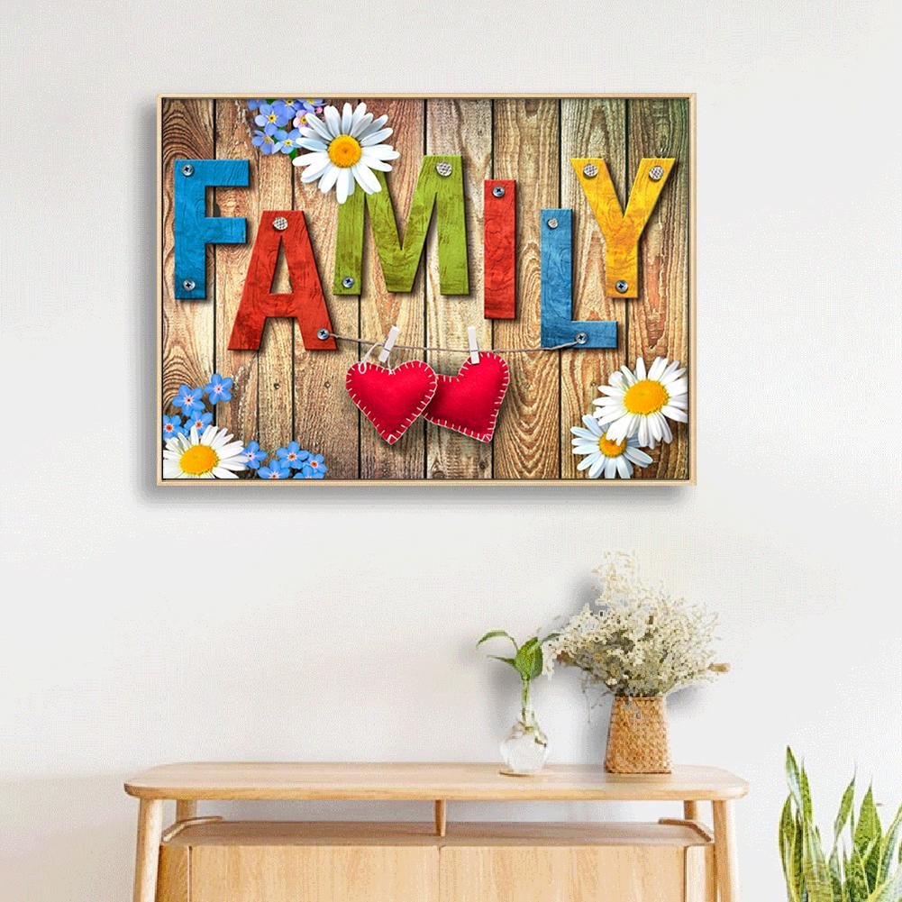Diamond Painting - Full Round - Family