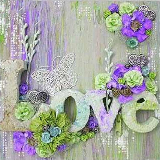 Diamond Painting - Full Round - Romantic love