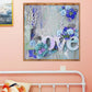 Diamond Painting - Full Round - Purple LOVE Flower