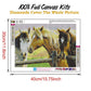 Diamond Painting - Full Round - Horse F