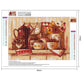 Diamond Painting - Full Round - Kitchen Tea Set