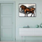 Paint By Number Oil Painting Standing Horse Craft Home Wall Decor