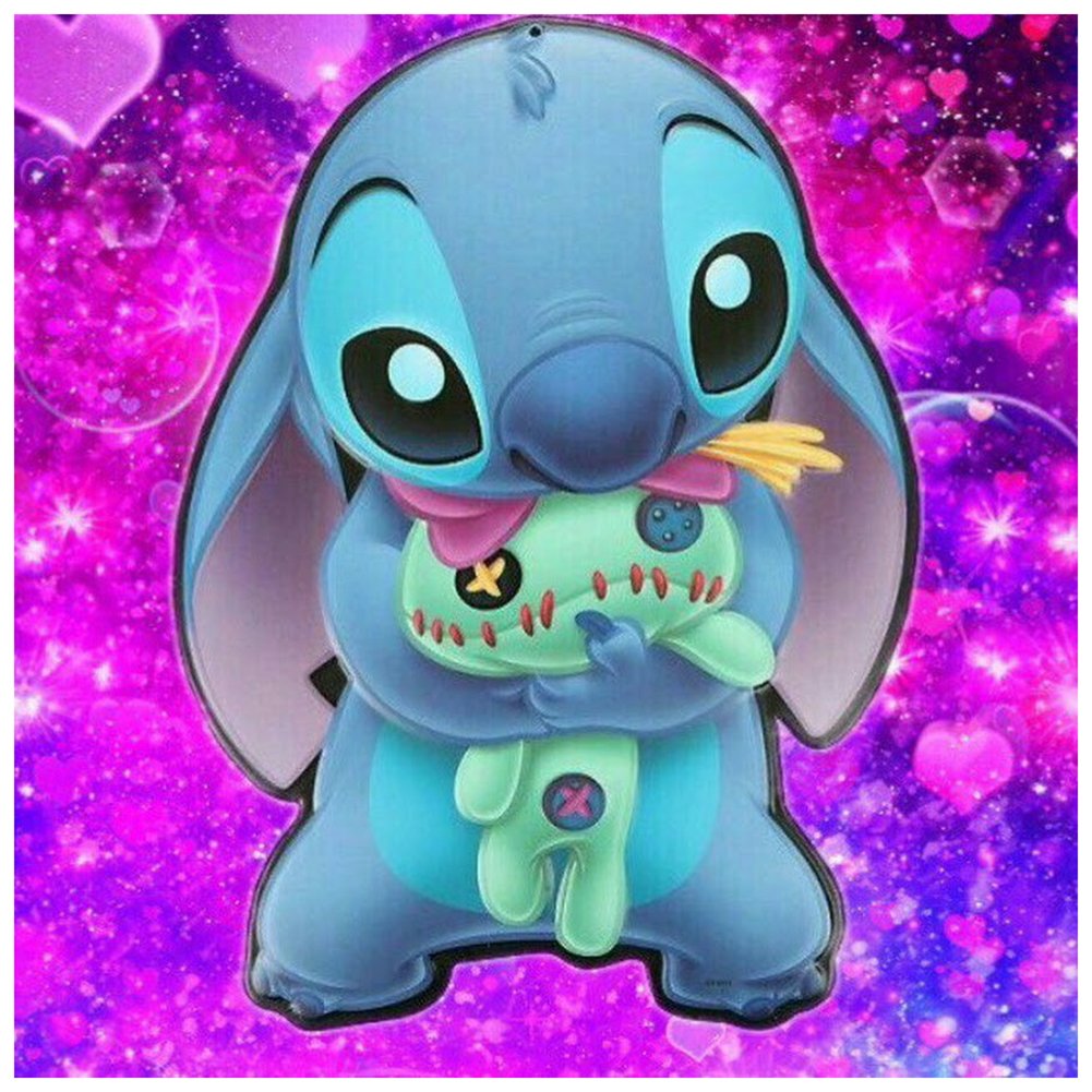 Disney Cartoon Stitch Diamond Painting On Canvas