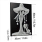 DIY Pearl Painting With Frame - Handmade Self-Adhesive Pearls - Lady (30*40cm)