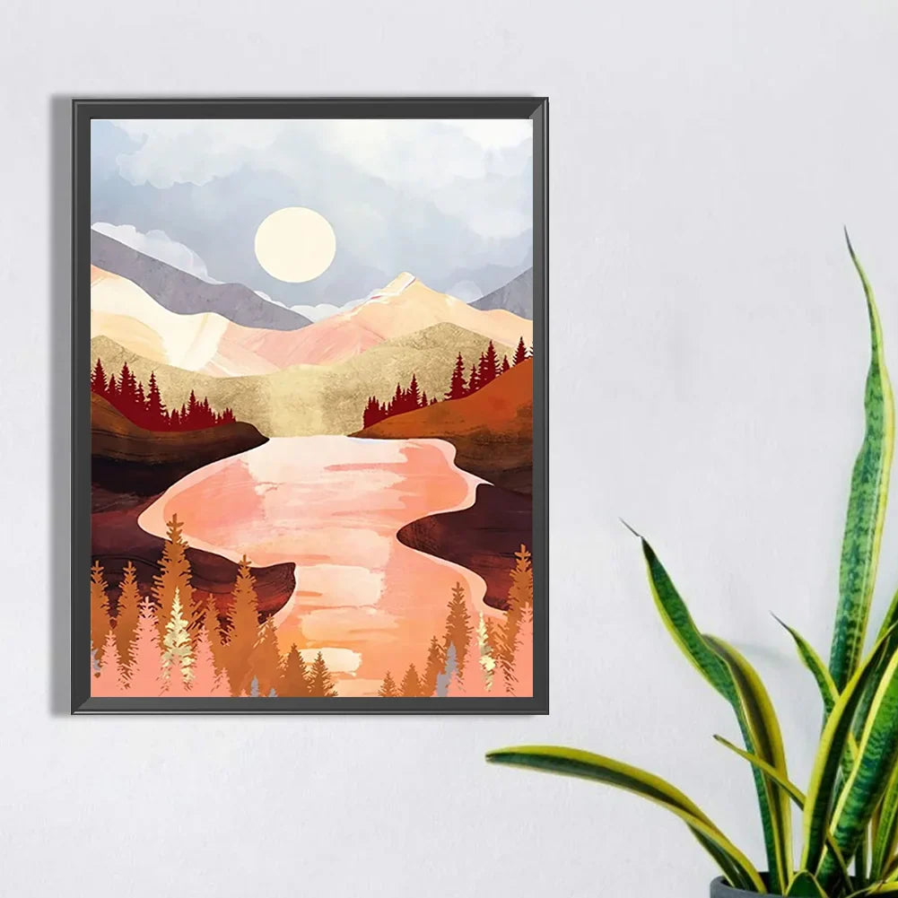 5D DIY Diamond Painting - Full Round / Square  - Abstract View C