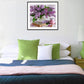 Diamond Painting - Partial Round - Purple Flowers