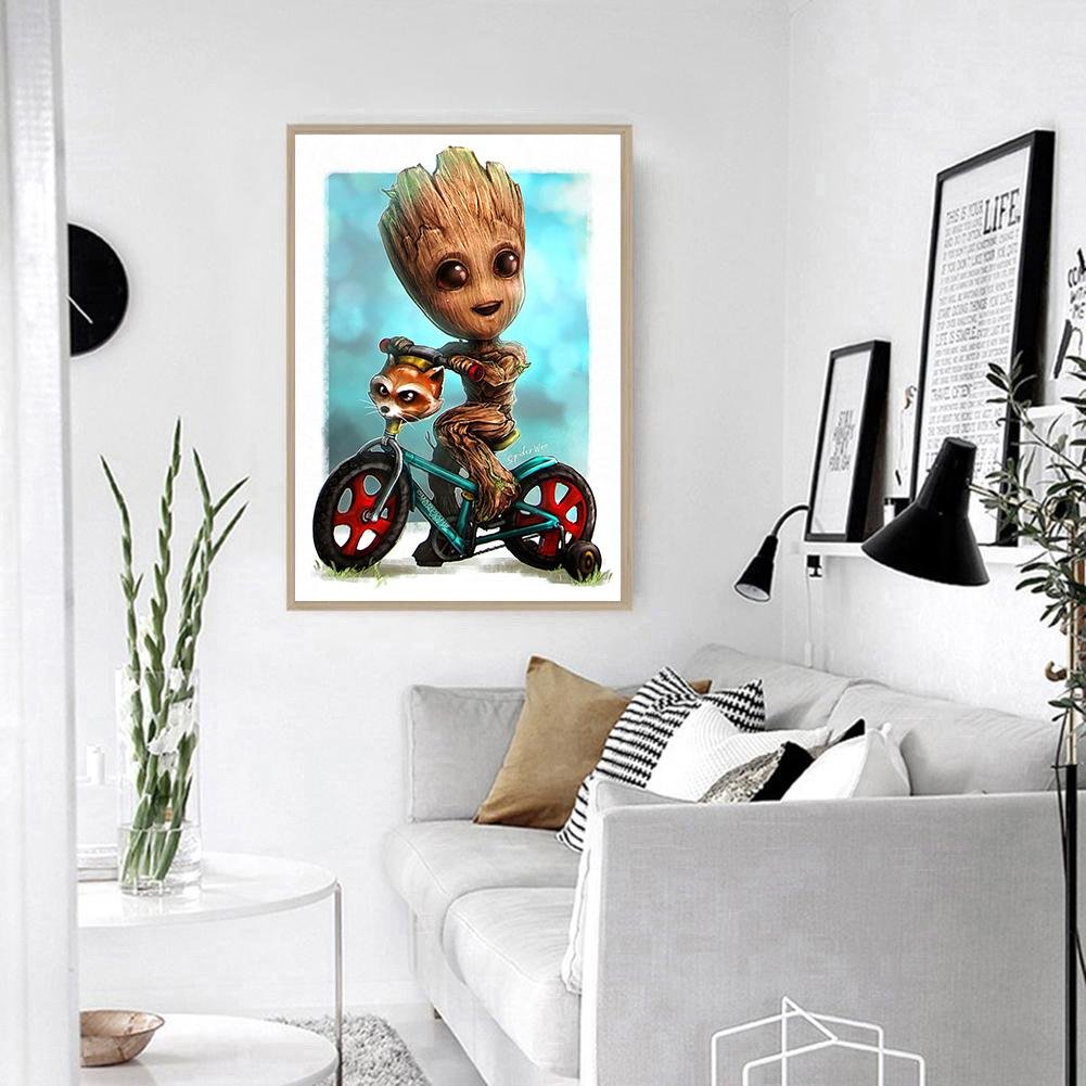 5D DIY Diamond Painting Kit - Full Round - Groot