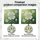 DIY Pearl Painting With Frame - Handmade Self-Adhesive Pearls - Four-Leaf Clover (25*25cm)