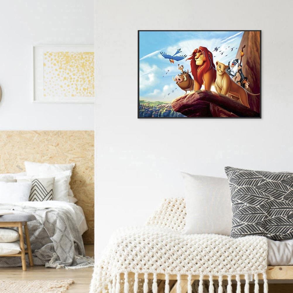 Diamond Painting - Full Round - Lion King