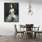 DIY Digital Oil Painting By Numbers Dress Women Canvas Frameless Acrylic Picture