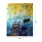 Oil Paint By Numbers DIY Riverside Boat Hand Painted Canvas Picture