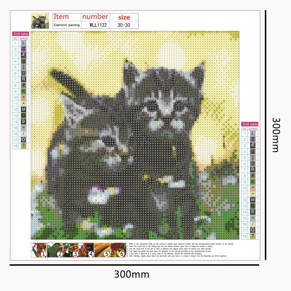 Diamond Painting - Full Round - Intimate Cats