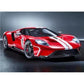 5D Diy Diamond Painting Kit Full Round Beads Red Racing Car