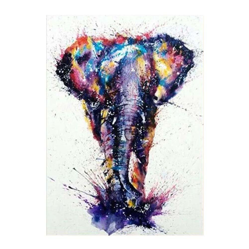 Diamond Painting Partial Round Elephant