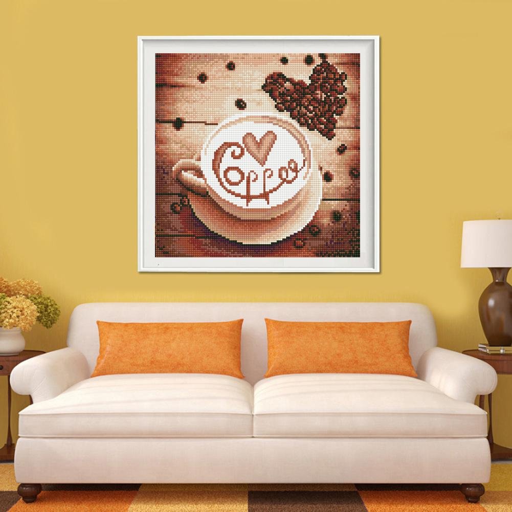 Diamond Painting - Full Round - Coffee E