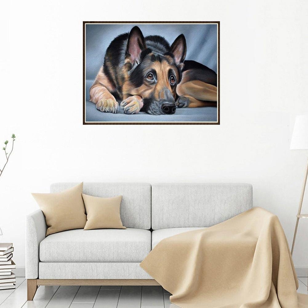 Diamond Painting - Partial Round - Dog G