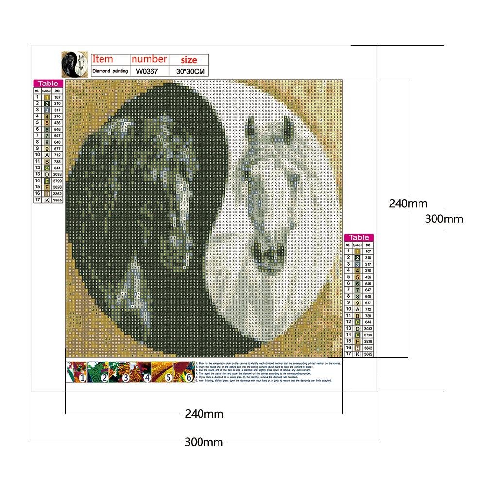 Diamond Painting - Full Round - Horse C