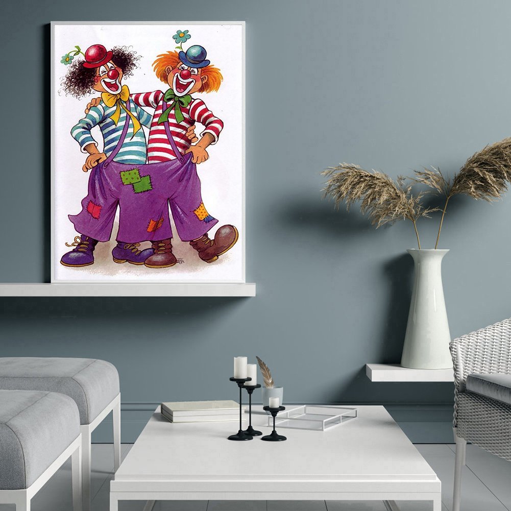 Diamond Painting - Full Round - Clown A