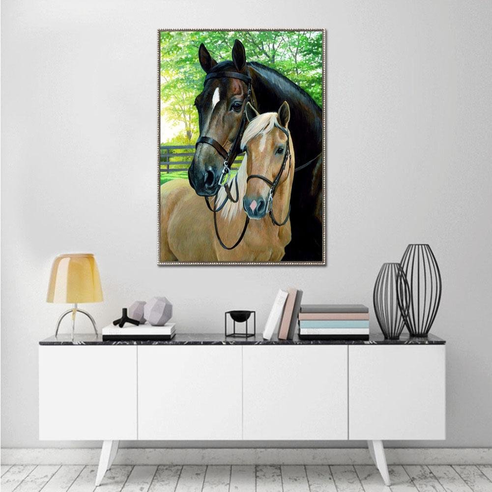Diamond Painting - Full Round - Close Horse