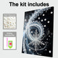 DIY Pearl Painting With Frame - Handmade Self-Adhesive Pearls - Snowflake (30*40cm) A
