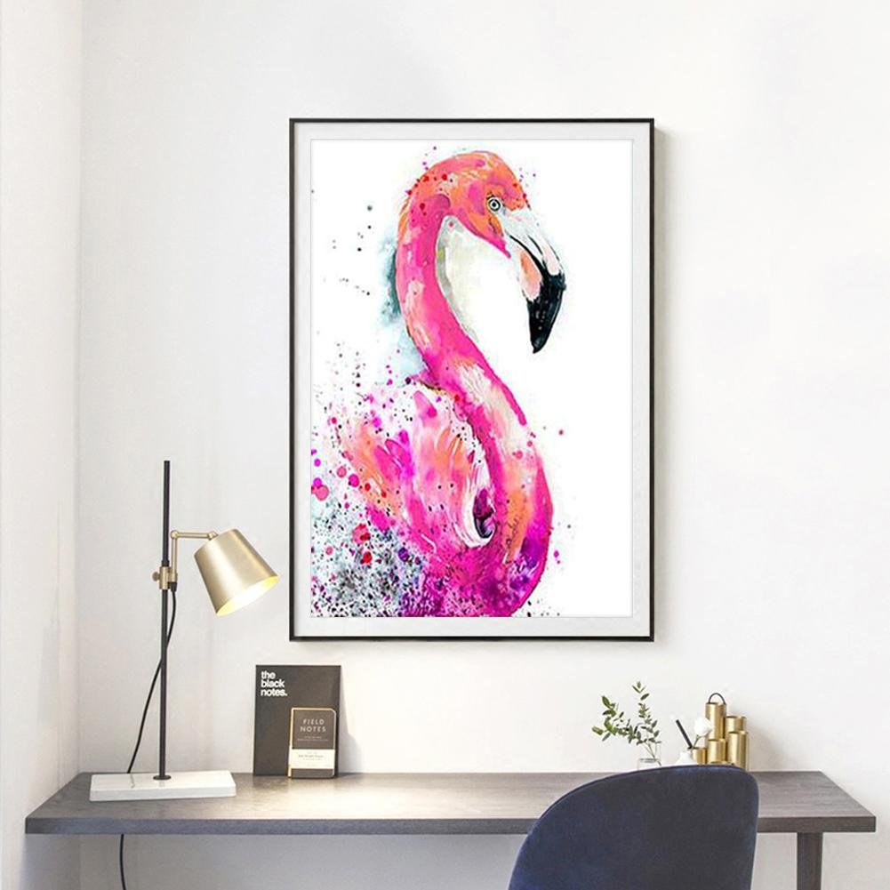 5D DIY Diamond Painting Kit - Full Round - Flamingo A