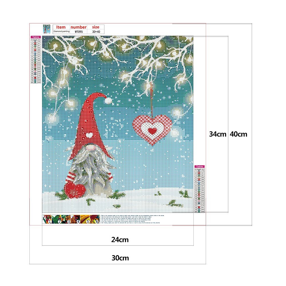 5D DIY Diamond Painting Kit - Full Round - Gnome