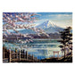 5D Diy Diamond Painting Kit Full Round Beads Cherry Blossom