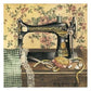 5D Diy Diamond Painting Kit Full Round Beads Sewing Machine
