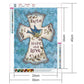 Diamond Painting - Full Round - Faith,Hope,Love Cross