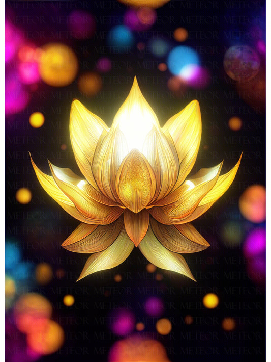 Lotus Flower | Full Round/Square Diamond Painting Kits 50x70cm 60x80cm
