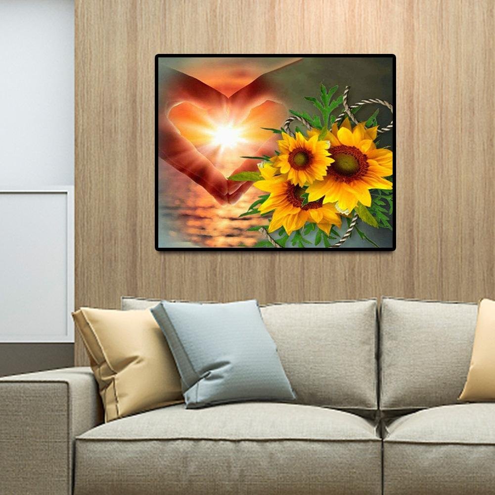 Diamond Painting - Full Round - Sunflower H