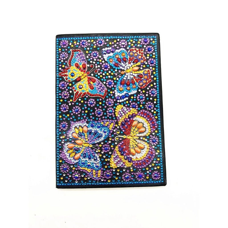 A5 5D Notebook DIY Part Special Shape Rhinestone Diary Book | Butterfly【diamondpaintingsart】