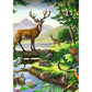 5D Diy Diamond Painting Kit Full Round Beads Forest Deer
