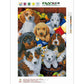 Diamond Painting - Partial Round - Dogs