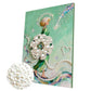 DIY Pearl Painting With Frame - Handmade Self-Adhesive Pearls - A woman of elegance (30*40cm)