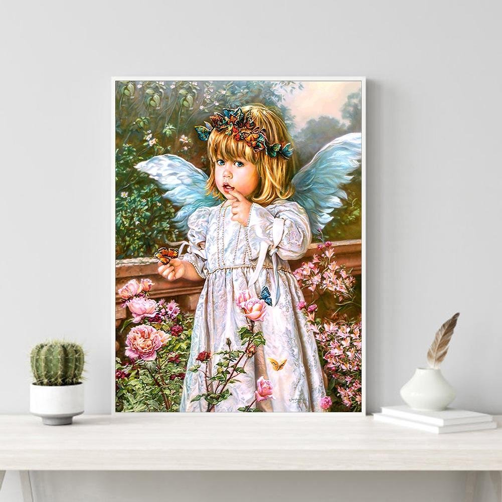 Diamond Painting - Full Round - Cute Girl A