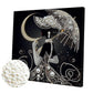 DIY Pearl Painting With Frame - Handmade Self-Adhesive Pearls - Lady (30*30cm) M