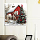 Diamond Painting - Full Round / Square - Xmas Horse
