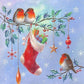 5D Diy Diamond Painting Kit Full Round Beads Christmas Bird