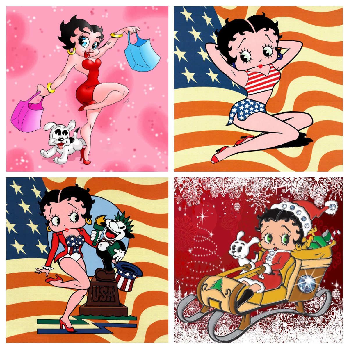 Betty Boop Diamond Painting Art