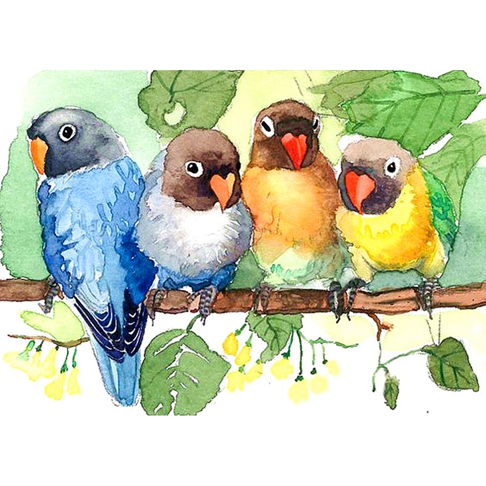 11ct Stamped Cross Stitch Birds(36*46cm)
