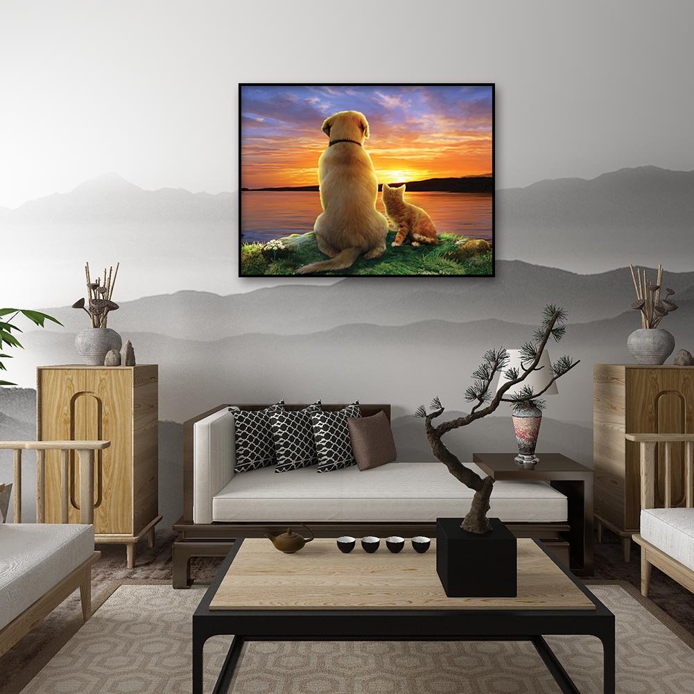 Diamond Painting - Full Round - Dog 28