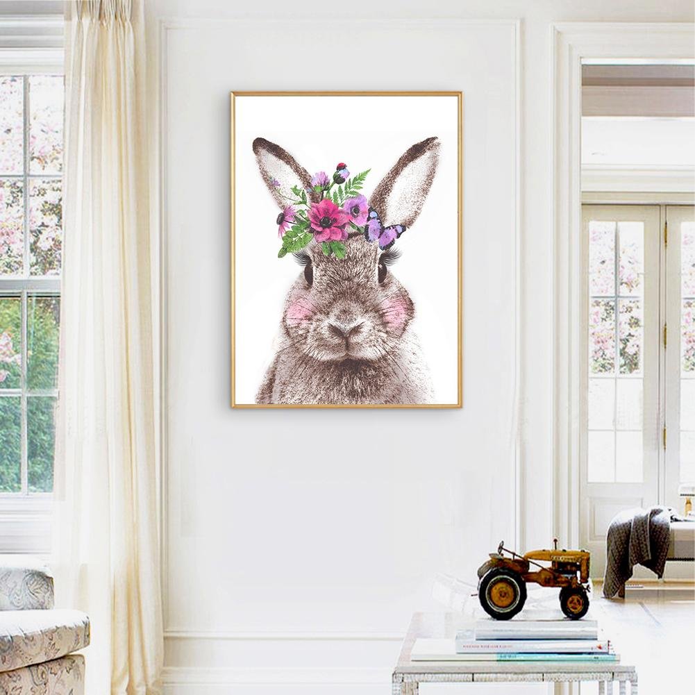 Diamond Painting - Full Round - Lovely Rabbit