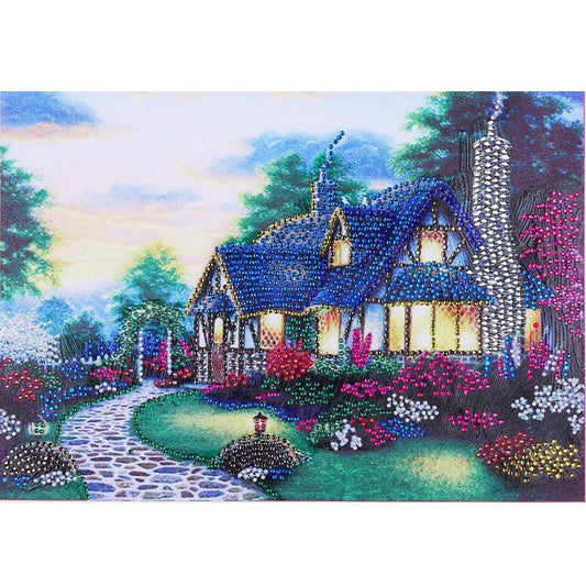 Diamond Painting Crystal Rhineston Country House